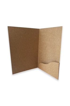 100 Adet Kraft Cepli Dosya Sunum Evrak Dosyası Baskısız 300 gr A4