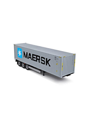 SOLİDO 1/24 CONTAINER TRAILER MAERSK GREY