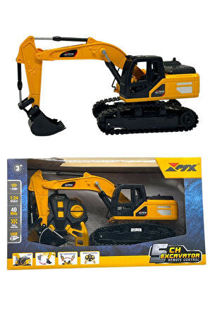 Uzaktan Kumandalı 1:24 Ölçek Ekscavatör Full Fonksiyon Kamyon İş Makinası