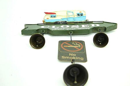 Dekoratif Metal Karavan Kapı Rüzgar Çanı Vintage Hediyelik