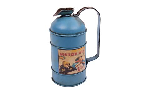 Dekoratif Metal Yakıt Bidonu Kumbaralı Vintage Hediyelik