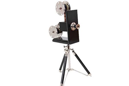 Projektör Tripod Modeli Vintage Dekoratif Hediyelik