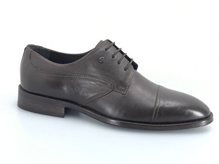 Aronay %100 Hakiki Deri Bağcıklı Jurdan Kösele Erkek Klasik Ayakkabı