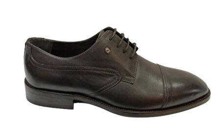 Aronay %100 Hakiki Deri Bağcıklı Jurdan Kösele Erkek Klasik Ayakkabı