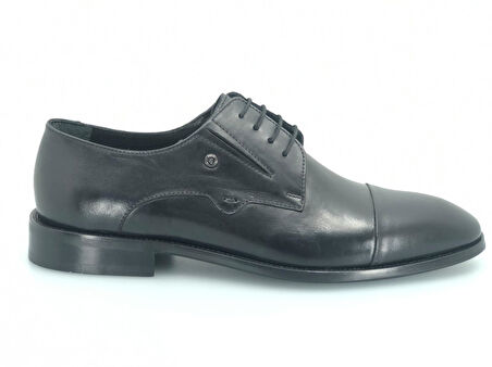 Aronay %100 Hakiki Deri Bağcıklı Jurdan Kösele Erkek Klasik Ayakkabı