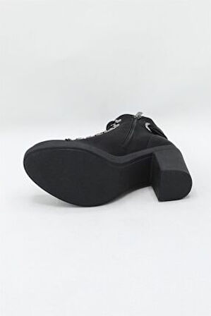 Ayakdaş 1058 Orta Topuk Bağcıklı Kadın Bot