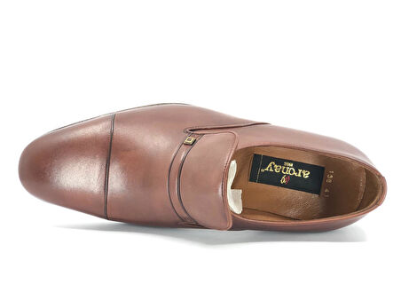 Aronay 158 Ayr Premium Gold El saraçlı Kösele %100 Hakiki Deri Erkek Klasik Ayakkabı