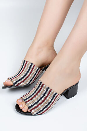 Feles Kadın Topuklu Terlik