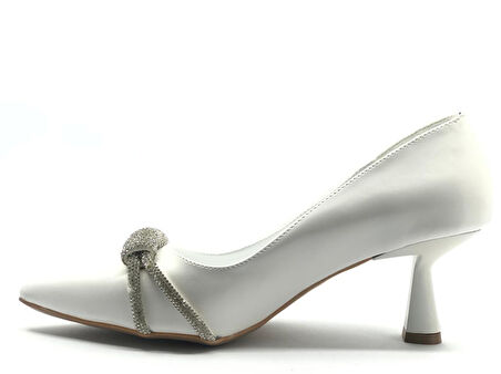 Feles Taş Detaylı Stiletto Kadın Topuklu Ayakkabı