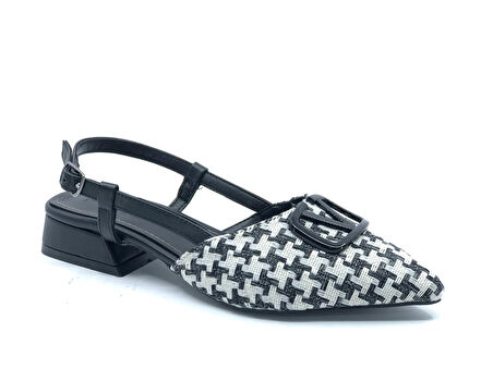 Feles 01-902 V Toka Kadın Babet Ayakkabı