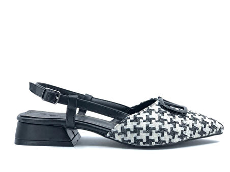 Feles 01-902 V Toka Kadın Babet Ayakkabı