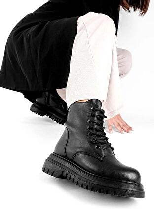 Feles Kalın ve Yüksek Taban Günlük Bot Kadın Postal Bot