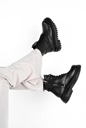 Feles Kalın ve Yüksek Taban Günlük Bot Kadın Postal Bot