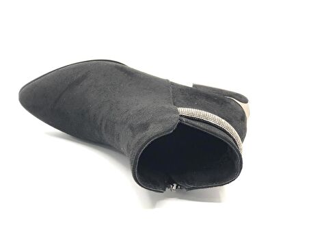 Feles Bilek Taşlı Klasik Düz Taban Kadın Bot