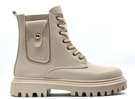 Feles Yandan Lastikli Postal Kadın Bot