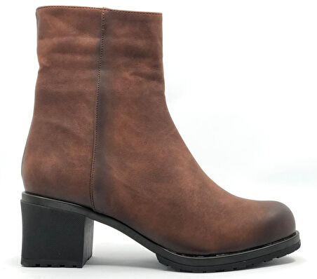 Ayakdaş 2295 Kauçuk Taban Topuklu Kadın Bot