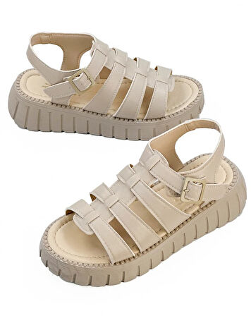 İremsu Düz Taban Kadın Sandalet