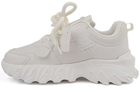 Cool Verom Bağcık Görünümlü Cırt Cırtlı Sneaker Ortopedik Çocuk Spor Ayakkabı