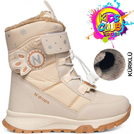 Kids Club Shoes Ndrops-014 İçi Yünlü Unisex Kar Botu Çocuk Bot