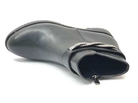 Mehtap Taş Dekolteli Düz Kaymaz Taban Kadın Bot