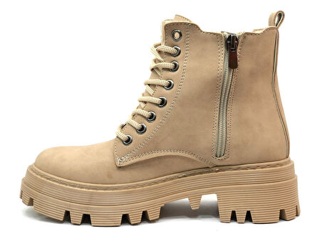 Mehtap Süs Toka Detaylı Kaymaz Taban Kadın Kısa Postal Bot