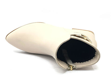 Feles Taş Toka Detaylı Düz Kadın Bot