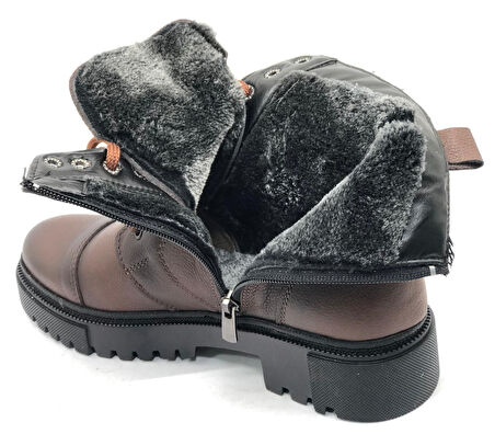 Kocamanlar 4290 Hakiki Deri Postal Kadın Bot