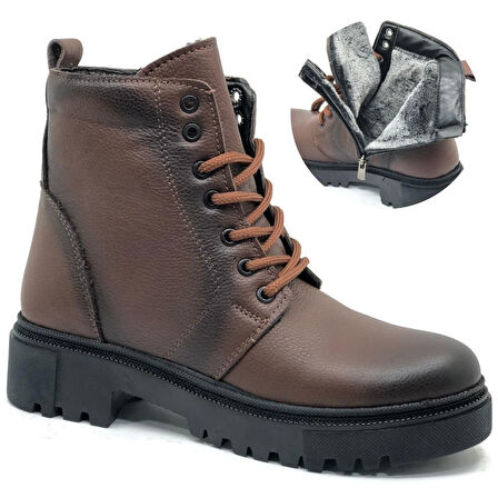 Kocamanlar 4291 Hakiki Deri Postal Kadın Bot