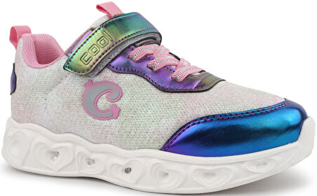 Cool Yuki Işıklı Ortopedik Taban Kız Çocuk Spor Ayakkabı