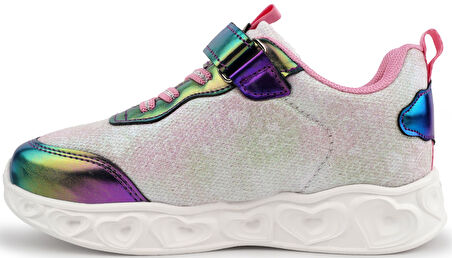 Cool Yuki Işıklı Ortopedik Taban Kız Çocuk Spor Ayakkabı