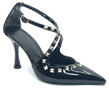 Feles Zımba Detaylı Kadın Topuklu Ayakkabı