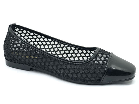 Feles Dantel Detaylı Kadın Babet Ayakkabı