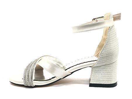 İremsu 2727 Kız Çocuk Abiye Taşlı Topuklu Ayakkabı