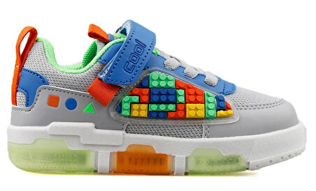 Cool Legos Işıklı Ortopedik Taban Unisex Çocuk Spor Ayakkabı