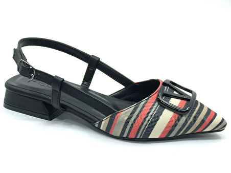 Feles 01-902 V Toka Kadın Babet Ayakkabı