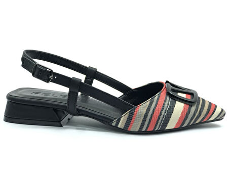 Feles 01-902 V Toka Kadın Babet Ayakkabı