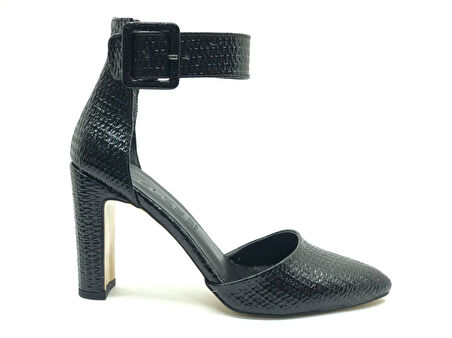 Feles Bilek Detaylı Stiletto Kadın Topuklu Ayakkabı