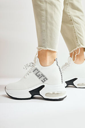 Kocamanlar 48564014 Sneaker Gizli Topuk Kadın Spor Ayakkabı