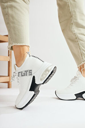 Kocamanlar 48564014 Sneaker Gizli Topuk Kadın Spor Ayakkabı