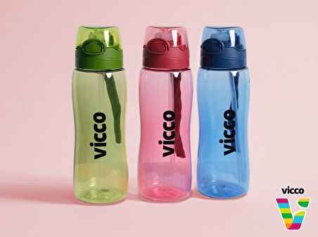 Vicco Su Matarası Kilitli Kapak Tritan Matara Suluk 750 ML