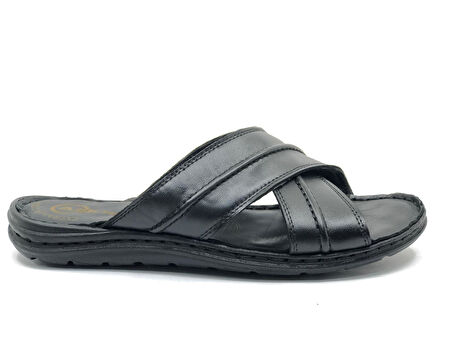 Asker 1922-25 %100 Hakiki Deri Erkek Full Ortapedik Terlik