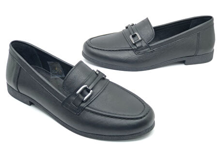 Ayakdaş 3737 Kadın Loafer Hakiki Deri Babet Ayakkabı