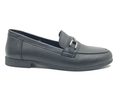 Ayakdaş 3737 Kadın Loafer Hakiki Deri Babet Ayakkabı