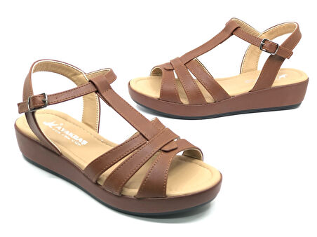 Ayakdaş 1040 Kadın Düz Taban Sandalet