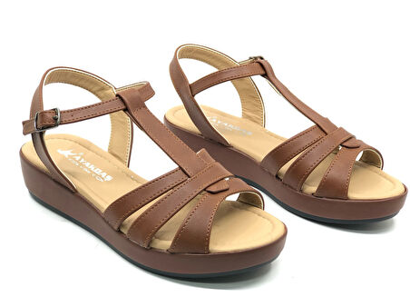 Ayakdaş 1040 Kadın Düz Taban Sandalet