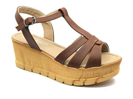 Ayakdaş 1040 Kadın Dolgu Taban Sandalet