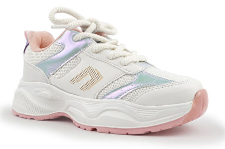 Cool Birian Bağcık Görünümlü Cırt Cırtlı Sneaker Ortopedik Çocuk Spor Ayakkabı