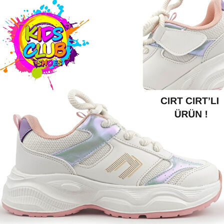 Cool Birian Bağcık Görünümlü Cırt Cırtlı Sneaker Ortopedik Çocuk Spor Ayakkabı
