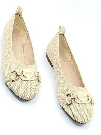 Feles Tiriko Toka Detaylı Kadın Babet Ayakkabı