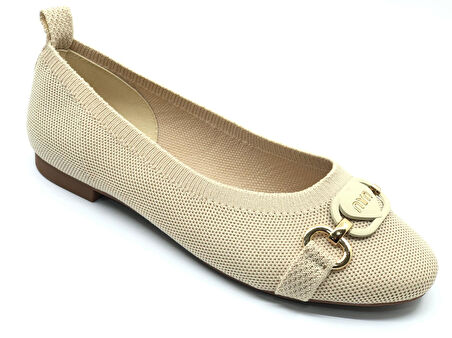 Feles Tiriko Toka Detaylı Kadın Babet Ayakkabı